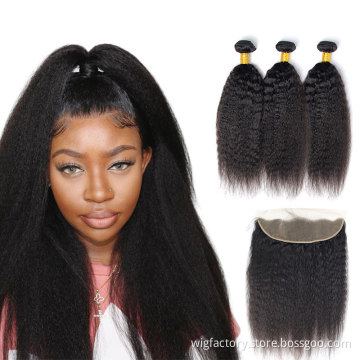 100% mink brazilian virgin 10a 12a human hair bundles,kinky human hair bundles frontal,wholesale human virgin hair bundle vendor